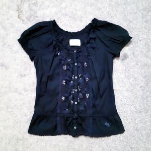Abercrombie & Fitch Women Crew Neck Blouse